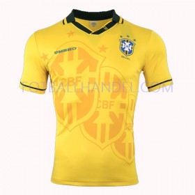 Herre Fotballdrakter Brasil Hjemme Retro 1993-1994 Kortermet